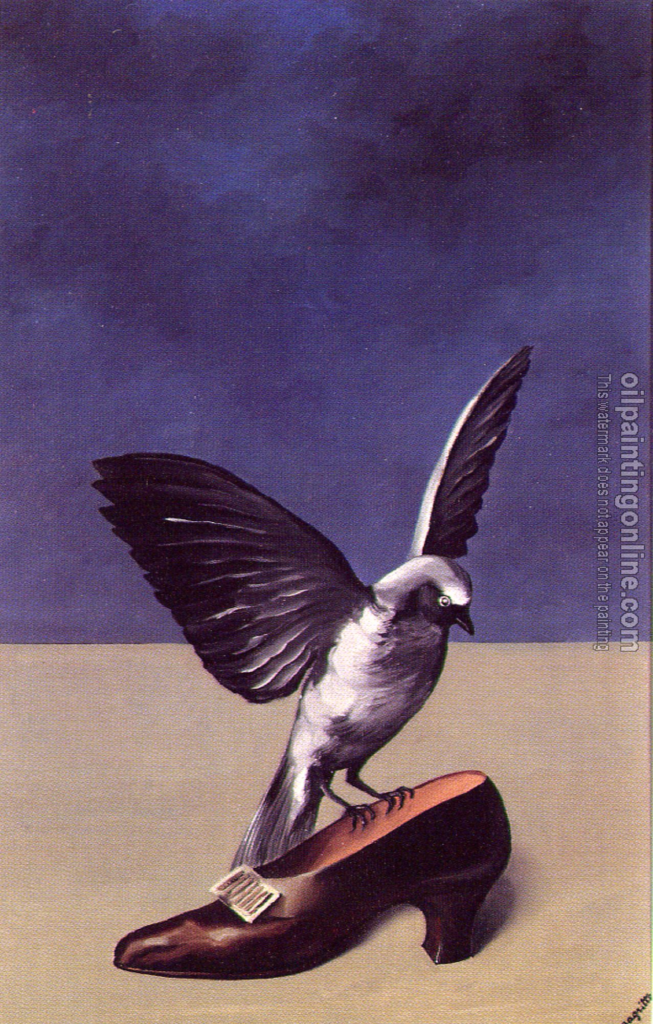 Magritte, Rene - god is no saint